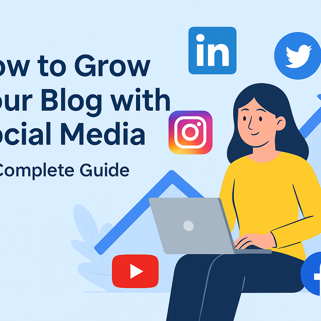 📲 How to Grow Your Blog with Social Media: A Complete Guide to Getting Readers from Instagram, LinkedIn, and Beyond (2025)